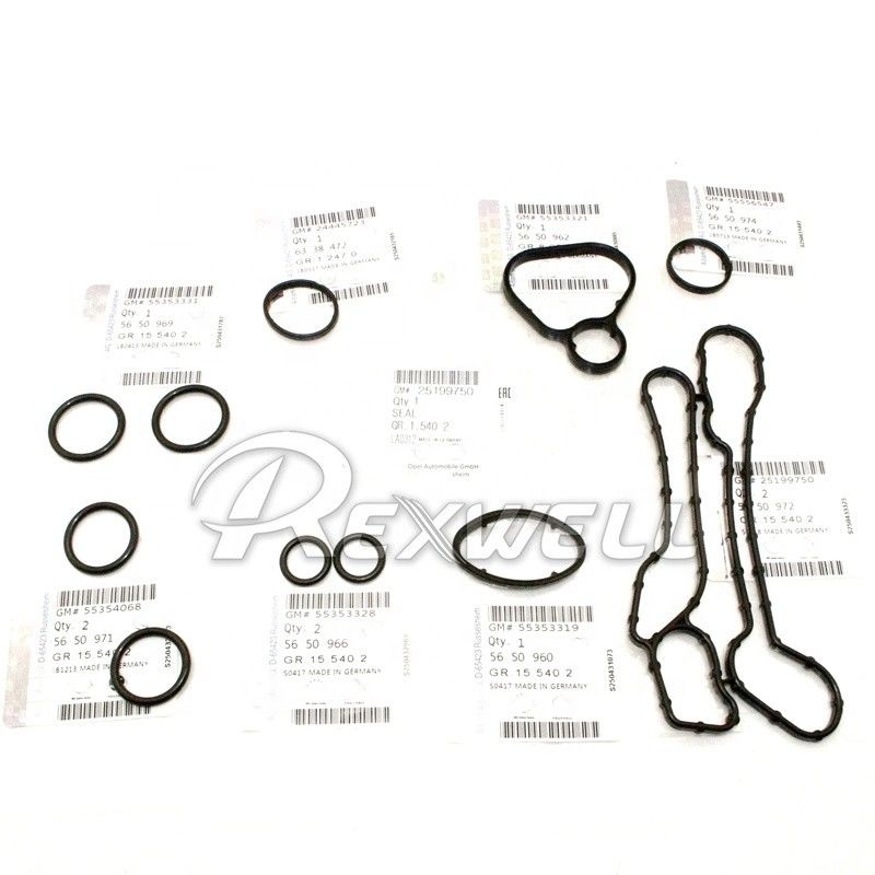 car spare parts oil cooler gasket kit seal set For Chevrolet Opel 25199750 GM25199750KIT
