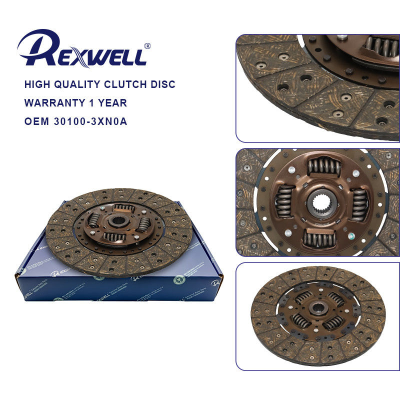 Heavy Duty NSD215 30100-3XN0A 250mm Clutch Disc for Nissan Patrol Y60 / NV350 Urvan E26